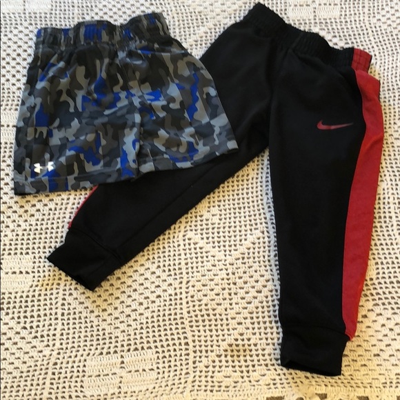 Nike Other - Nike & Under Armour size 3T shorts/sweats Great!!